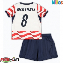 Camiseta Estados Unidos Weston McKennie #8 Primera Equipación para niños Mundial 2026 manga corta (+ pantalones cortos)